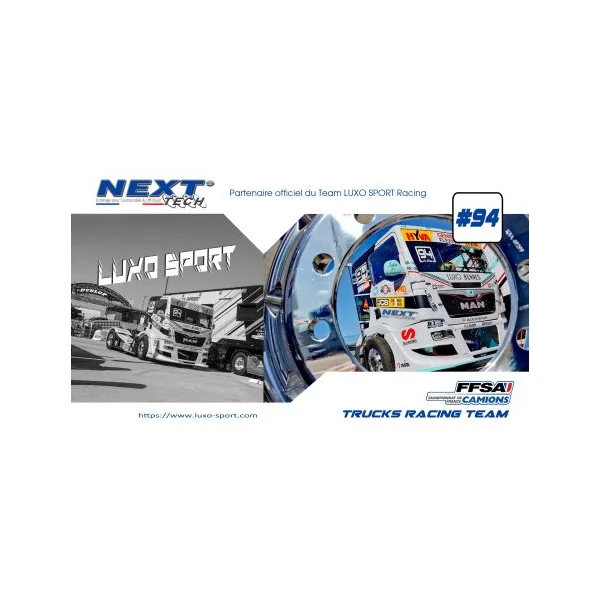 Next-Tech® partenaire officiel du Team Truck LUXO RACING