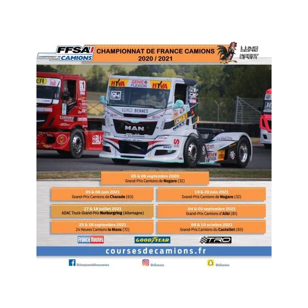 Next-Tech® partenaire officiel du Team Truck LUXO RACING