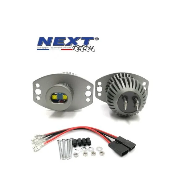 Pack Angel Eyes BMW E90 - E91 LED 40W 6000K blanc