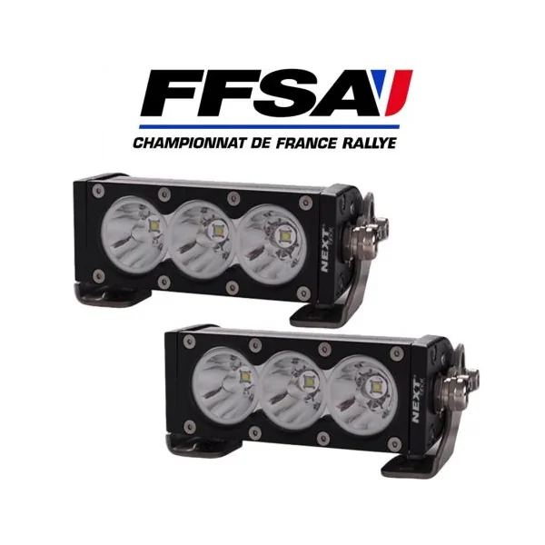 Pack LED 240W pour rallye en compétition FFSA