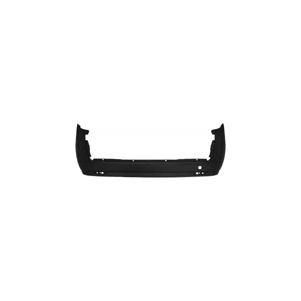 Pare chocs arrière pour FIAT DOBLO II phase 1, 2010-2014, (2 portes arrière - Natural Power), noir