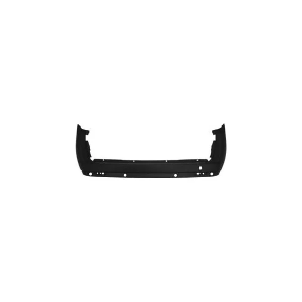 Pare chocs arrière pour FIAT DOBLO II phase 1, 2010-2014 (2 portes arrière), trous radar, noir