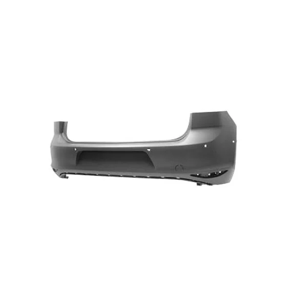 Pare chocs arrière pour VOLKSWAGEN GOLF VII GTI/GTD phase 1, 2013-2016, 6 trous radar, Neu
