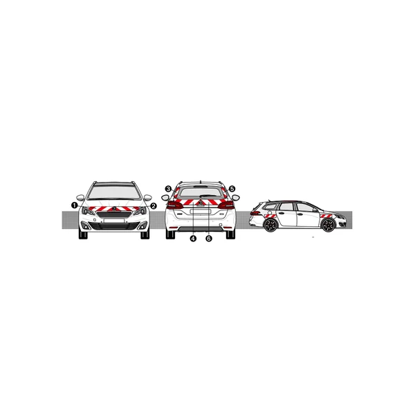 PEUGEOT 308 KIT BALISAGE