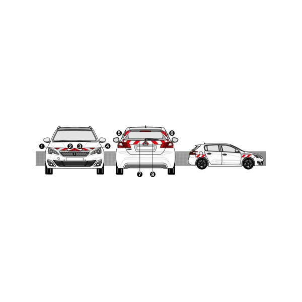 PEUGEOT 308 KIT BALISAGE