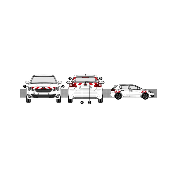 PEUGEOT 308 KIT BALISAGE