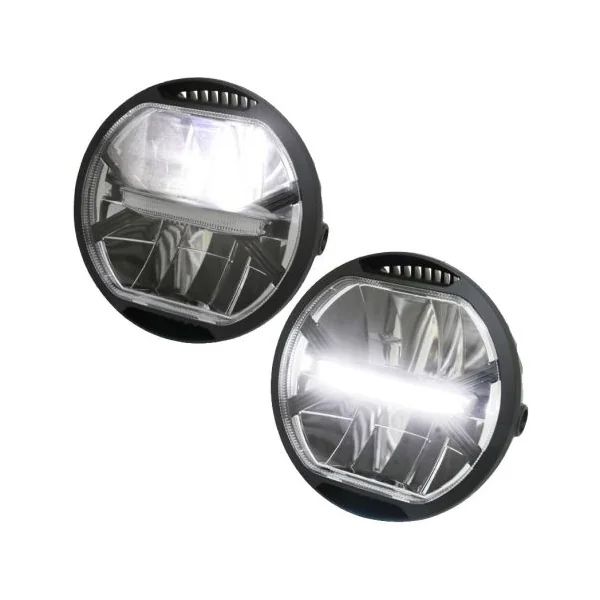 Phare avant de moto homologué 180mm idéal pour café racer streetfighter