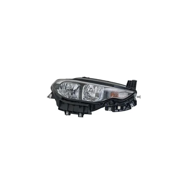 Phare optique avant droit H7+H15 pour FIAT TIPO II phase 1, 2015-2020, neuf