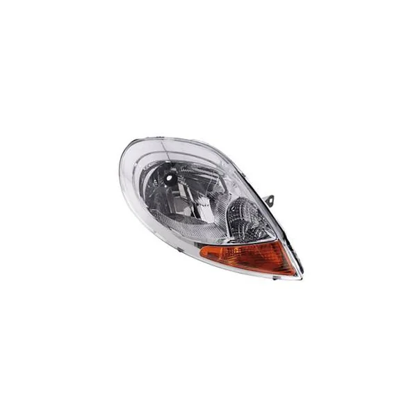 Phare Optique avant droit pour OPEL VIVARO I phase 2 2006-2014, H4, feu clignotant orange, Neuf