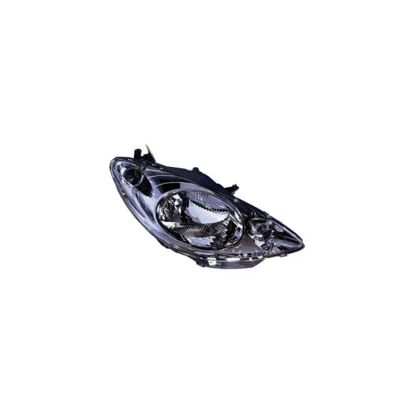Phare Optique avant droit pour PEUGEOT 1007, 2005-2010, fond noir, H4, Neuf