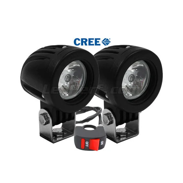 Phares additionnels LED pour scooter Suzuki Sixteen 125 / 150 - Longue portée
