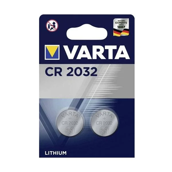 PILE CR 2032 X2 - 6032101402 - VARTA