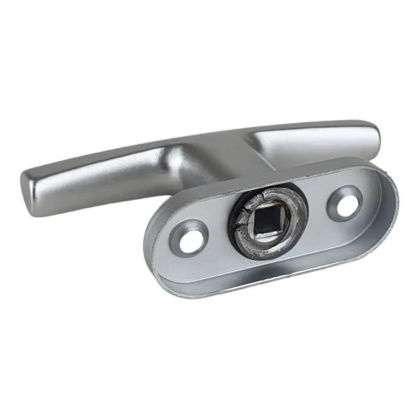 Poignée de fenêtre crémone CHAMONIX, Aluminium anodisé argent F1 ou doré F2
