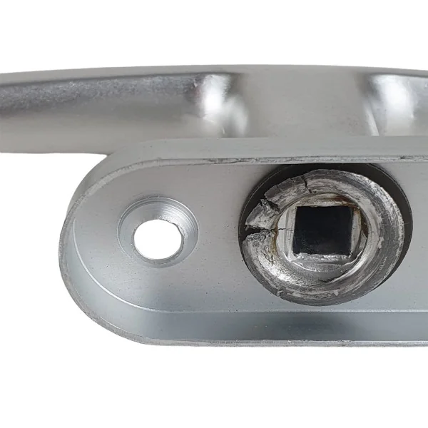 Poignée de fenêtre crémone CHAMONIX, Aluminium anodisé argent F1 ou doré F2