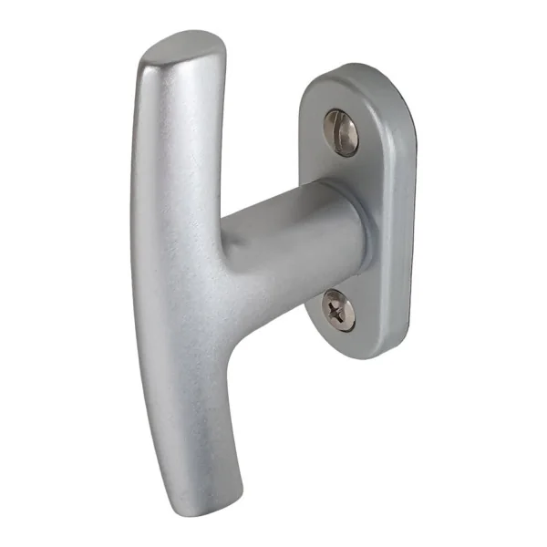 Poignée de fenêtre crémone CHAMONIX, Aluminium anodisé argent F1 ou doré F2