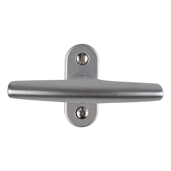 Poignée de fenêtre crémone CHAMONIX, Aluminium anodisé argent F1 ou doré F2