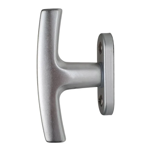 Poignée de fenêtre crémone CHAMONIX, Aluminium anodisé argent F1 ou doré F2