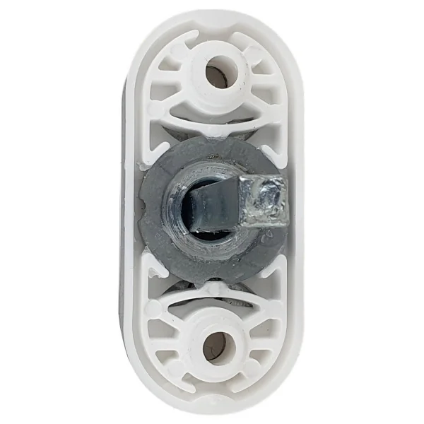 Poignée de fenêtre à clé CLASSIQUE, Aluminium laqué blanc RAL9016