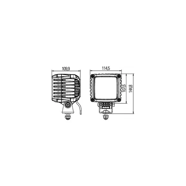 Projecteur de travail HELLA POWER BEAM 3000 pour éclairage à courte portée