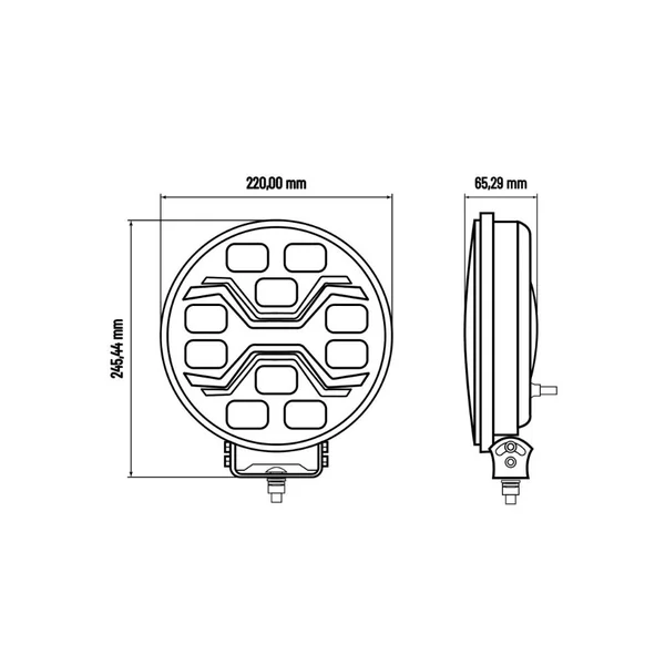 Projecteur LED X-SPIDER TOXIC – Éclairage multifonction haute puissance