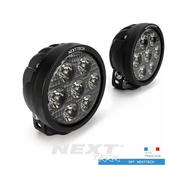 Projecteurs LED XP7 110mm 140W longue portée pour moto