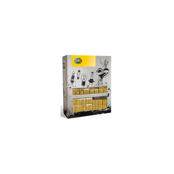 Présentoir ampoules 12V - HELLA - Référence 9XX 223 498-807