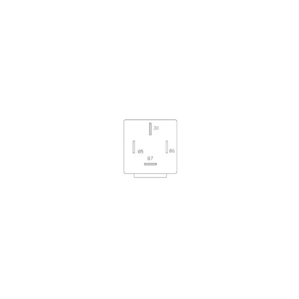 Relais 24V 30A - 4 Broches Universel pour Poids Lourds