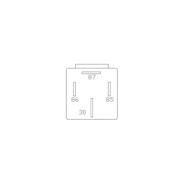 Relais de puissance 12V - 50A | Relais automobile 4 broches universel