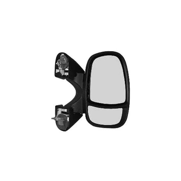 Rétroviseur droit manuel pour RENAULT TRAFIC II phase 1, 2001-2006, noir, Neuf