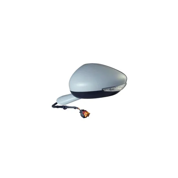Rétroviseur gauche pour PEUGEOT 508 I phase 2, 2014-2018, rabattable électriquement, dégivrant, feu clignotant, Neuf à peindre
