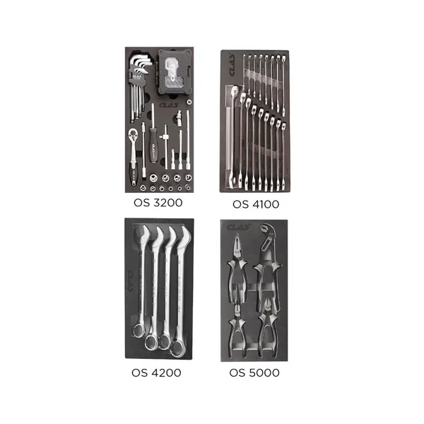 Servante Atelier 4 Tiroirs + Caisson - 214 Outils Inclus