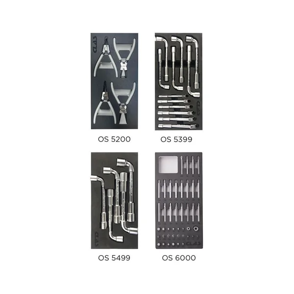 Servante Atelier 4 Tiroirs + Caisson - 214 Outils Inclus