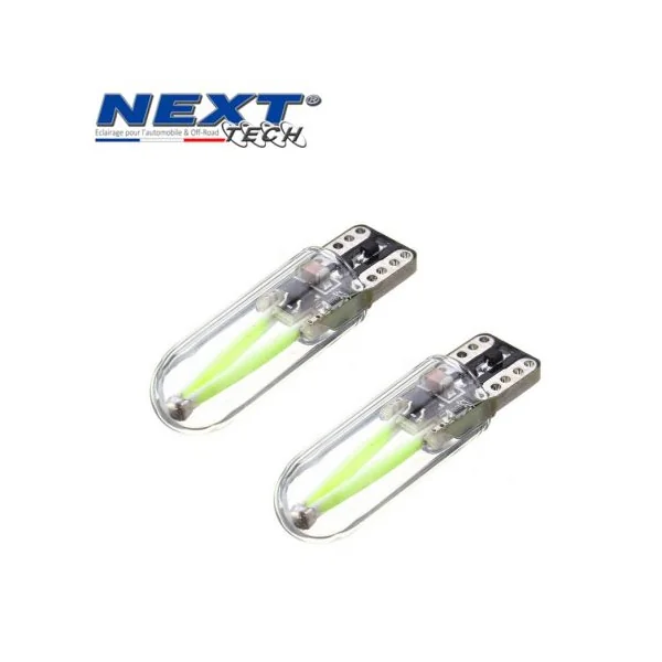 T10 W5W veilleuses LED filaments blanc 5000K - Next-Tech®