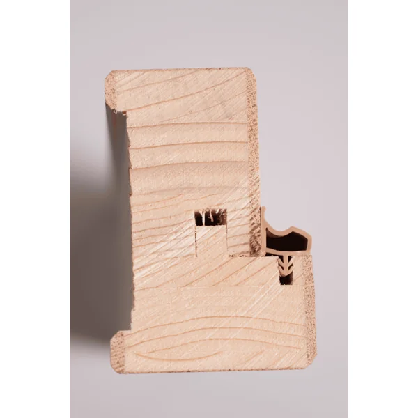 URSA - Bloc porte chêne 3 vitrages