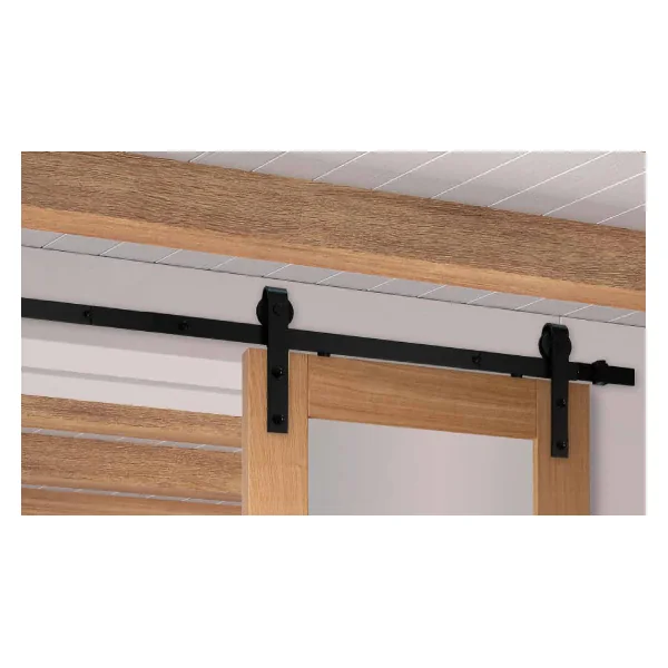 URSA - Porte coulissante chêne 3 vitrages