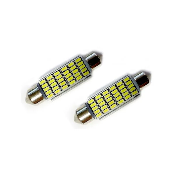 Veilleuses ampoules navette C10W à 30 Leds CANBUS