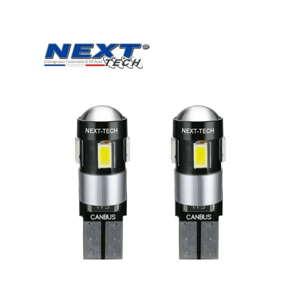 W5W LED T10 - CANBUS - Anti erreur ODB - Blanc