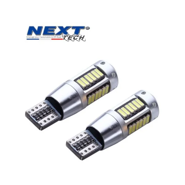 W5W T10 LED haut de gamme CANBUS anti erreur - 8000K