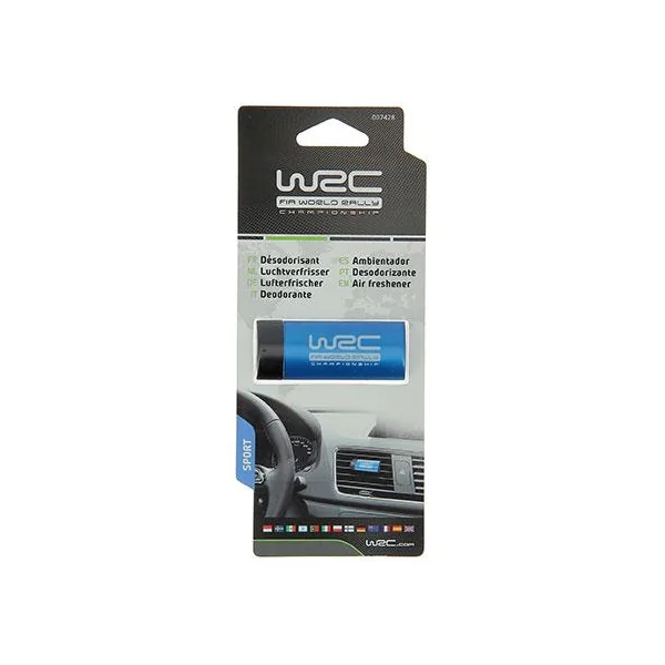 WRC barrette effet métal. Senteur sport